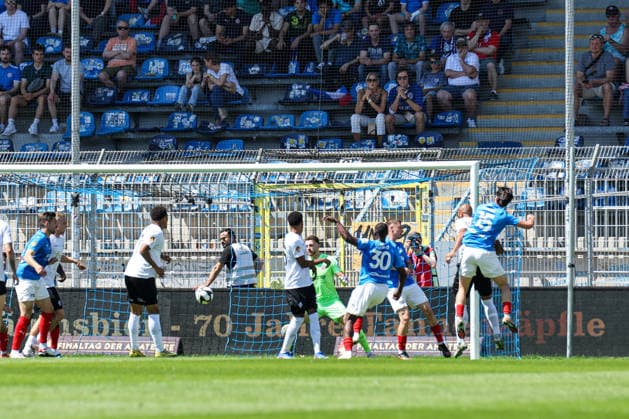 beim BfV-Pokalfinale VfR Mannheim - SV Waldhof Mannheim 07 am 23.05.26 in Carl Benz Stadion, Mannheim xamx Foto: Alfio Marino