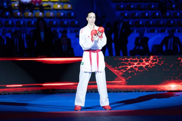 23.05.2026, xhfmx, Karate EKF Senior Championships 2026, S. Becirovic (Kroatien) im Kampf gegen T. Sombe (Frankreich. (DFL DFB REGULATIONS PROHIBIT ANY USE OF PHOTOGRAPHS as IMAGE SEQUENCES and or QUASI-VIDEO) Frankfurt