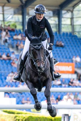 277 Anastasia Nielsen on Dark Chocolate 48 (MON) during the TSCHIO 2026 (CHIO 2026) - Prize of CHIO Aachen CAMPUS - CSI5* - Jumping competition at the Allianz Park in Aachen, Germany  Copyright: xMartinxPitschx xSPPx Sportspressphoto_152095