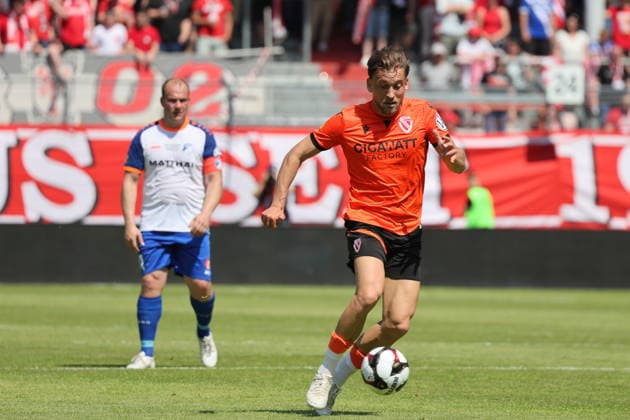 27 Dennis Slamar (Energie Cottbus) Fussball Landespokal Brandenburgt 2025 2026 Finale FC Energie Cottbus - VfB Krieschow 1921
