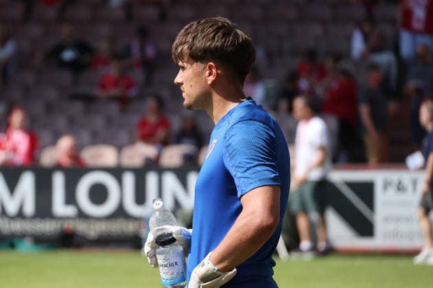 30 Max Böhnke (Energie Cottbus) Fussball Landespokal Brandenburgt 2025 2026 Finale FC Energie Cottbus - VfB Krieschow 1921