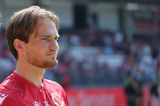 36 Janis Juckel (Energie Cottbus) Fussball Landespokal Brandenburgt 2025 2026 Finale FC Energie Cottbus - VfB Krieschow 1921
