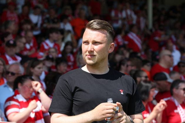Co-Trainer Tobias Röder (Energie Cottbus) Fussball Landespokal Brandenburgt 2025 2026 Finale FC Energie Cottbus - VfB Krieschow 1921