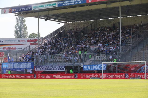 Krieschoer Fans Fussball Landespokal Brandenburgt 2025 2026 Finale FC Energie Cottbus - VfB Krieschow 1921