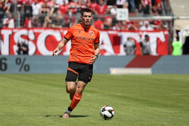 22 Mladen Cvjetinovic (Energie Cottbus) Fussball Landespokal Brandenburgt 2025 2026 Finale FC Energie Cottbus - VfB Krieschow 1921