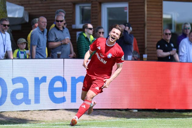 Fußball I Herren I Saison 2025-2026 I SHFV-Lotto-Pokal I Finale I SV Todesfelde - 1.FC Phönix Lübeck I 23.05.2026 Jonathan Stöver (10, 1. FC Phönix Lübeck) Todesfelde Joda Sportpark Schleswig Holstein Deutschland Copyright: xLobeca FabianxLamprechtx