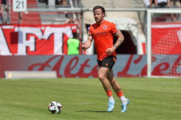 3 Henry Rorig (Energie Cottbus) Fussball Landespokal Brandenburgt 2025 2026 Finale FC Energie Cottbus - VfB Krieschow 1921