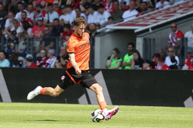 4 Tim Campulka (Energie Cottbus) Fussball Landespokal Brandenburgt 2025 2026 Finale FC Energie Cottbus - VfB Krieschow 1921
