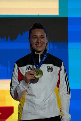 23.05.2026, xhfmx, Karate EKF Senior Championships 2026, Siegerehrung der Athleten 61st European Karate Championships in Frankfurt (DFL DFB REGULATIONS PROHIBIT ANY USE OF PHOTOGRAPHS as IMAGE SEQUENCES and or QUASI-VIDEO) Frankfurt