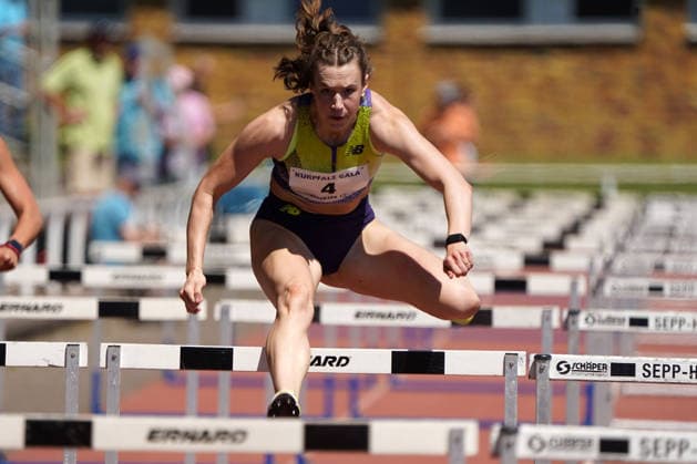 Leichtathletik, athletics, BuS Kurpfalz Gala , 23.05.2026 , Sepp Herberger Stadion Weinheim, 100m Hürden Frauen Marlene Meier, TSV Bayer 04 Leverkusen,
