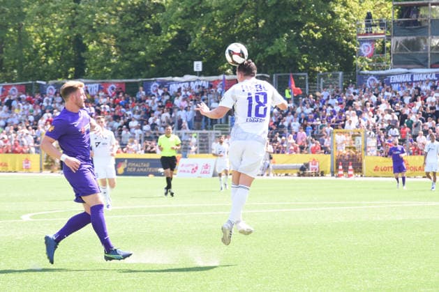 Fußball I Herren I Saison 2025 2026 I Verbandspokal I Finale I SC Vorwärts Wacker 04 Billstedt - Hamburg-Eimsbütteler BC I 23.05.2026 Jorma Rudolf Gerhard Eggers ( 18, HEBC) (Nur zur redaktionellen Nutzung.) Hamburg Stadion Hoheluft, Lokstedter Steindamm 87 Hamburg Deutschland Copyright: xLobeca RobertoxSeidelx