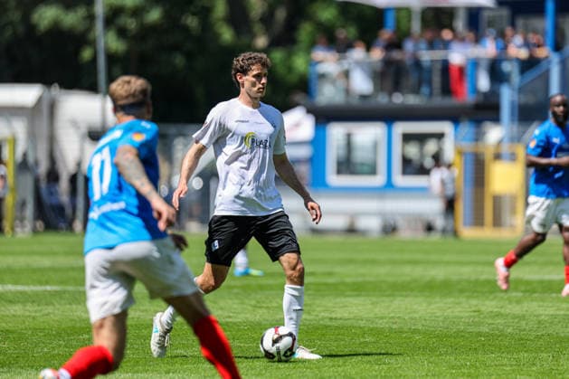 Maximilian Thalhammer (SV Waldhof Mannheim, 8) beim BfV-Pokalfinale VfR Mannheim - SV Waldhof Mannheim 07 am 23.05.26 in Carl Benz Stadion, Mannheim xamx Foto: Alfio Marino