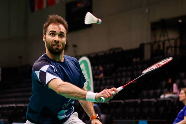 BADMINTON - Austrian Open GRAZ,AUSTRIA,23.MAY.26 - BADMINTON - Austrian Open. Image shows Wolfgang Gnedt (AUT).  GEPAxpictures xJamesxDoak