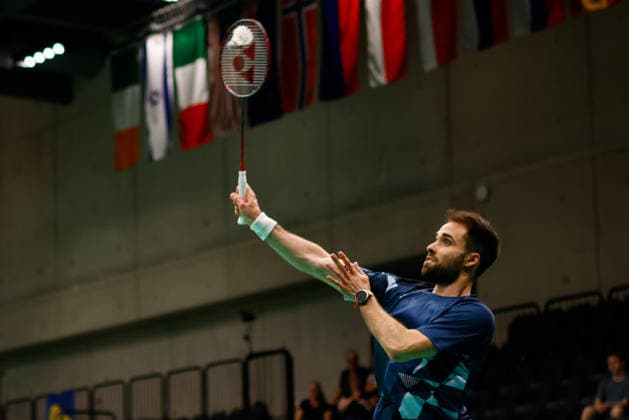 BADMINTON - Austrian Open GRAZ,AUSTRIA,23.MAY.26 - BADMINTON - Austrian Open. Image shows Wolfgang Gnedt (AUT).  GEPAxpictures xJamesxDoak