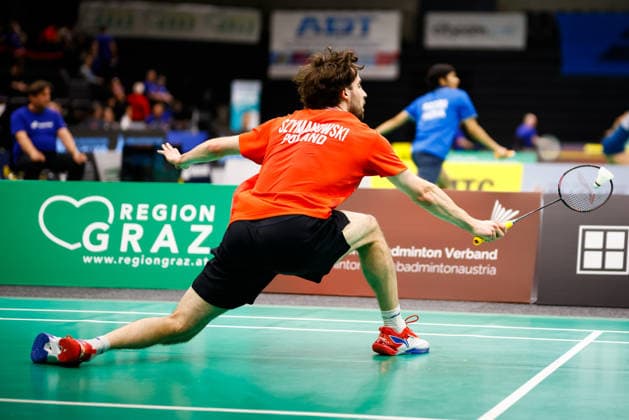 BADMINTON - Austrian Open GRAZ,AUSTRIA,23.MAY.26 - BADMINTON - Austrian Open. Image shows Mikolaj Szymanowski (POL).  GEPAxpictures xJamesxDoak