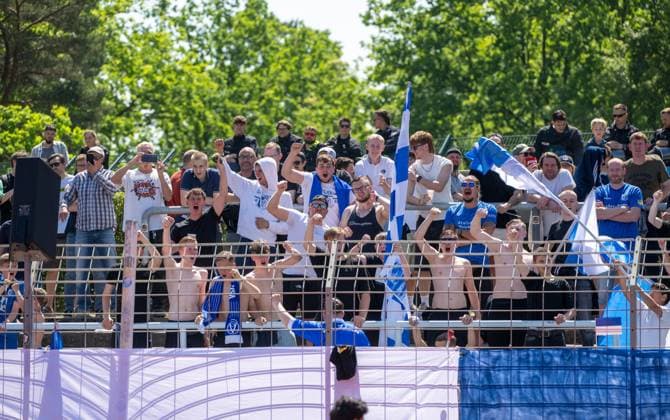 Fußball, Herren, Saison 2025 2026, Finale COSY-WASCH Landespokal Berlin, VSG Altglienicke - BFC Dynamo, Fans der VSG, 23.05. 2026, Copyright: xMatthiasxKochx