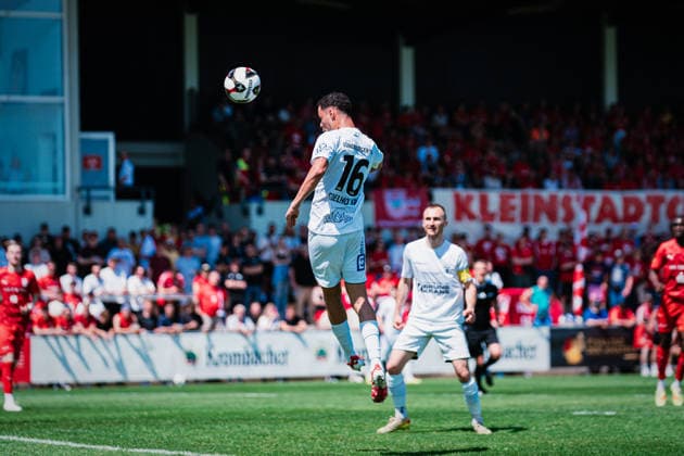 Niedersachsen-Pokal: TuS Bersenbrück vs. Lüneburger SK, 23.05.2026 Wilson Alex Pinto Coelho Junior (Lüneburger SK Hansa, 16) per Kopf; Niedersachsen-Pokal, Finale (Amateure): TuS Bersenbrück vs. Lüneburger SK am 23.05.2026 im August-Wenzel-Stadion, Barsinghausen Copyright: xBEAUTIFULxSPORTS Tonhäuserx