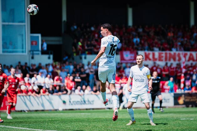 Niedersachsen-Pokal: TuS Bersenbrück vs. Lüneburger SK, 23.05.2026 Wilson Alex Pinto Coelho Junior (Lüneburger SK Hansa, 16) per Kopf; Niedersachsen-Pokal, Finale (Amateure): TuS Bersenbrück vs. Lüneburger SK am 23.05.2026 im August-Wenzel-Stadion, Barsinghausen Copyright: xBEAUTIFULxSPORTS Tonhäuserx