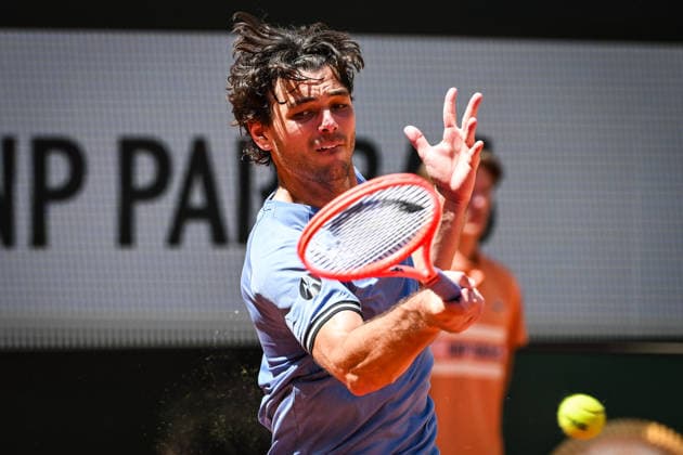 May 23, 2026, Paris, France, France: Taylor FRITZ of United States during a training session of the Roland-Garros 2026, French Open 2026, Grand Slam tennis tournament at Roland-Garros Stadium on May 23, 2026 in Paris, France. Roland Garros 2026 - Training Session  - ZUMAm308 20260523_zsp_m308_009 Copyright: xMatthieuxMirvillex