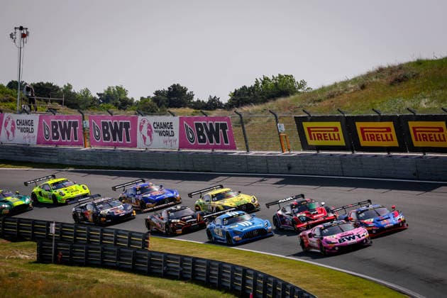 DTM, 3. + 4. Rennen Zandvoort 2026 14 Ferrari 296 GT3 EVO, EMIL FREY RACING: Matteo Cairoli, 80 Mercedes-AMG GT3 EVO, Winward Racing: Maro Engel, 48 Mercedes-AMG GT3 EVO, Winward Racing: Jules Gounon- picture by Gruppe C Photography Zandvoort Circuit Park Zandvoort Netherlands Copyright: xGruppexCxPhotographyx