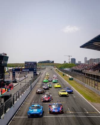 DTM, 3. + 4. Rennen Zandvoort 2026 22 Mercedes-AMG GT3 EVO, Landgraf Motorsport: Lucas Auer, 69 Ferrari 296 GT3 EVO, EMIL FREY RACING: Thierry Vermeulen- picture by Gruppe C Photography Zandvoort Circuit Park Zandvoort Netherlands Copyright: xGruppexCxPhotographyx