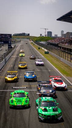 DTM, 3. + 4. Rennen Zandvoort 2026 11 BMW M4 GT3 Evo, Schubert Motorsport: Marco Wittmann, 10 Lamborghini Temerario GT3, ABT Sportsline: Marco Mapelli- picture by Gruppe C Photography Zandvoort Circuit Park Zandvoort Netherlands Copyright: xGruppexCxPhotographyx