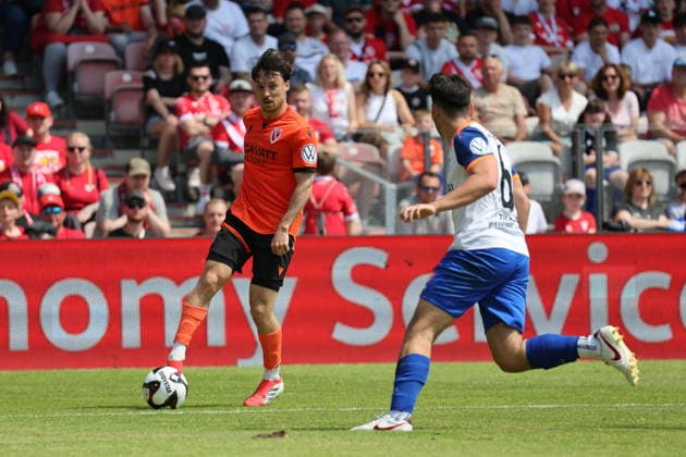 44 Simon Straudi (Energie Cottbus) Fussball Landespokal Brandenburgt 2025 2026 Finale FC Energie Cottbus - VfB Krieschow 1921