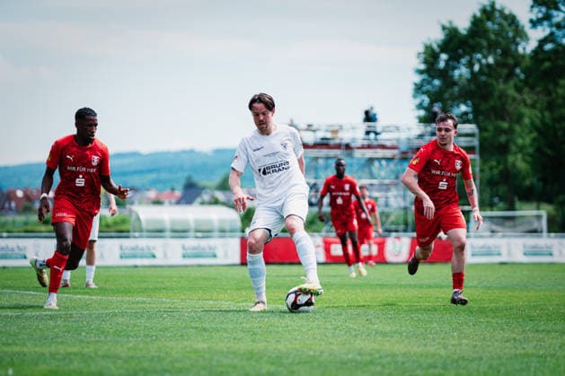 Niedersachsen-Pokal: TuS Bersenbrück vs. Lüneburger SK, 23.05.2026 Tomek Pauer (Lüneburger SK Hansa, 28); Niedersachsen-Pokal, Finale (Amateure): TuS Bersenbrück vs. Lüneburger SK am 23.05.2026 im August-Wenzel-Stadion, Barsinghausen Copyright: xBEAUTIFULxSPORTS Tonhäuserx