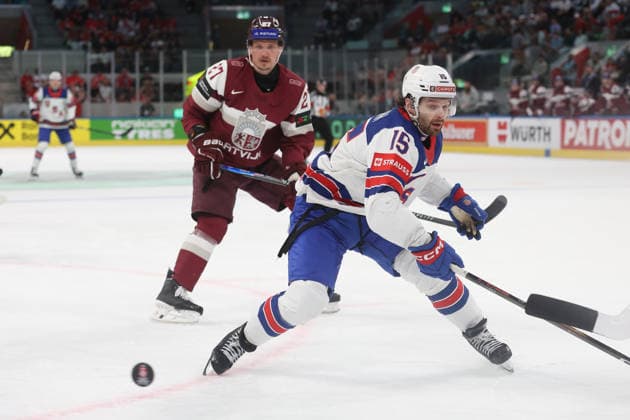23.05.2026 Swiss Life Arena Zuerich , SCHWEIZ, Herren Eishockey IIHF World Championship, WM, Weltmeisterschaft Zurich 2026 Gruppe A LAT - USA Tommy Novak (USA)