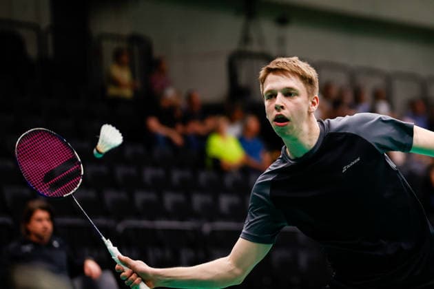 BADMINTON - Austrian Open GRAZ,AUSTRIA,23.MAY.26 - BADMINTON - Austrian Open. Image shows Gustav Andree (AUT).  GEPAxpictures xJamesxDoak