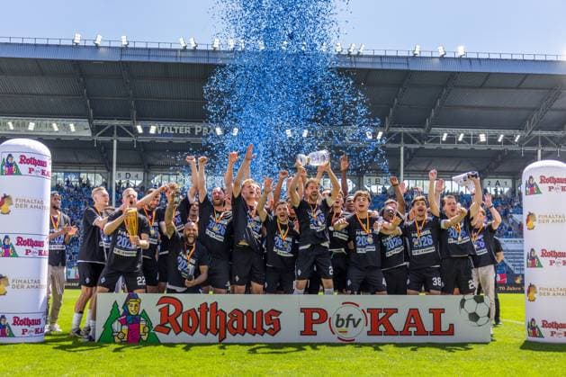 Fußball, Badischer Pokal 2025 26, Finale: VfR Mannheim gegen Waldhof Mannheim