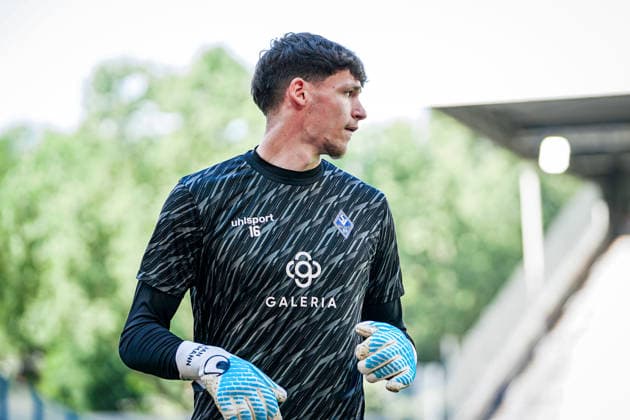 Deutschland: Fussball: bfv-Rothaus-Pokal 2025 2026 , Finale - VfR Mannheim vs SV Waldhof Mannheim - Carl-Benz-Stadion (Mannheim) : Jan Niemann (SV Waldhof Mannheim, 16) Mimik, Gesichtsausdruck Copyright: xBennetxLongx