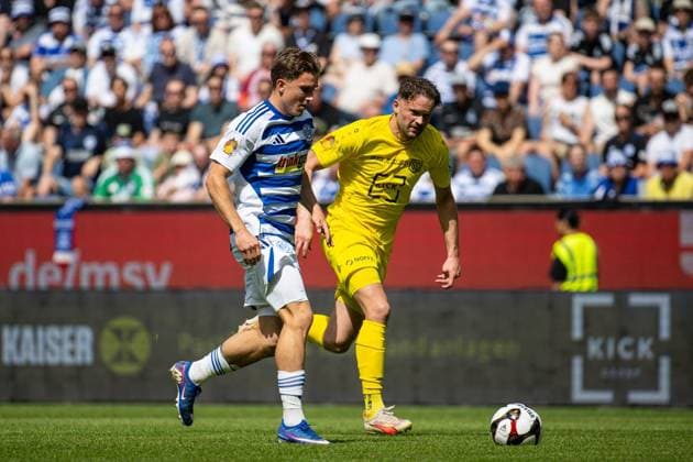 Niederrheinpokalfinale MSV Duisburg - SC St.Tönis ** NUR FÜR REDAKTIONELLE ZWECKE ** EDITORIAL USE ONLY **<p>Fußball Niederrheinpokalfinale MSV Duisburg - SC St.Tönis am 23.05.26 in der Schauinsland-Reisen Arena in Duisburg Patrick Sussek ( Duisburg ) Duisburg Copyright: JakobxKlos