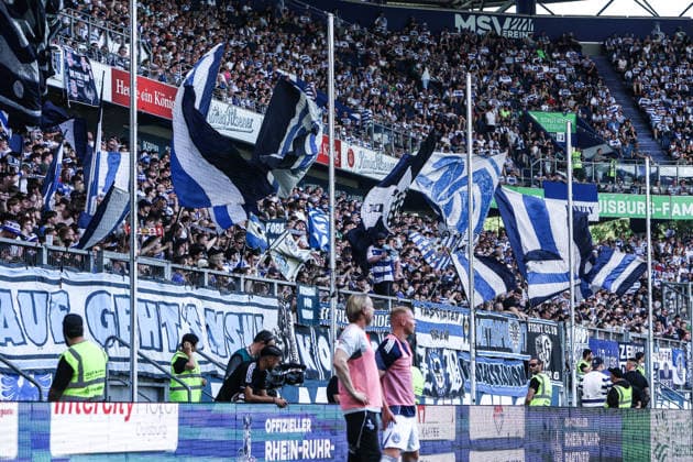 Fussball, FVN Niederrheinpokal Saison 2025 2026 Finale SC St. Tönos 11 20 vs MSV Duisburg 16.05.2026, schauinsland-reisen-arena Fans MSV Duisburg Duisburg schauinsland-reisen-arena Nordrhein-Westfalen Deutschland