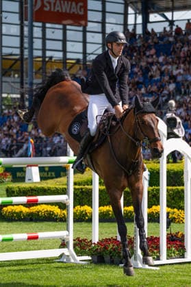 218 Richard Vogel on Phenyo Van Het Keysersbos (GER) during the TSCHIO 2026 (CHIO 2026) - 2nd Qualifier Rolex Grand Prix - CSI5* - Jumping competition with jump-off at the Allianz Park in Aachen, Germany  Copyright: xMartinxPitschx xSPPx Sportspressphoto_152436