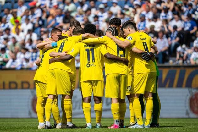 Niederrheinpokalfinale MSV Duisburg - SC St.Tönis ** NUR FÜR REDAKTIONELLE ZWECKE ** EDITORIAL USE ONLY **<p>Fußball Niederrheinpokalfinale MSV Duisburg - SC St.Tönis am 23.05.26 in der Schauinsland-Reisen Arena in Duisburg Mannschaft SC St.Tönis Duisburg Copyright: JakobxKlos