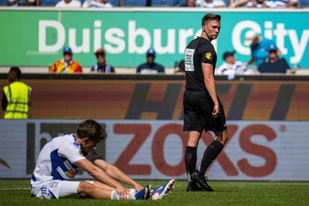Niederrheinpokalfinale MSV Duisburg - SC St.Tönis ** NUR FÜR REDAKTIONELLE ZWECKE ** EDITORIAL USE ONLY **<p>Fußball Niederrheinpokalfinale MSV Duisburg - SC St.Tönis am 23.05.26 in der Schauinsland-Reisen Arena in Duisburg Schiedsrichter Jan-Peter Weßels Duisburg Copyright: JakobxKlos