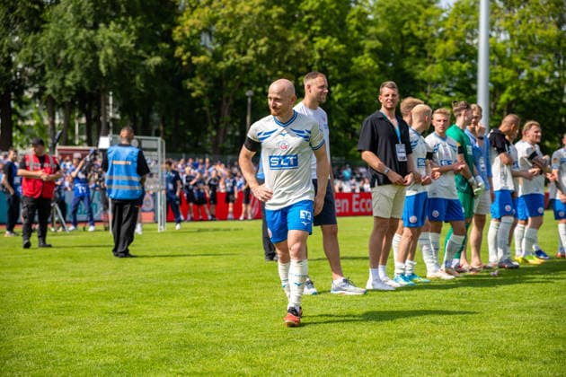 Maximilian Krauß (FCH) wurde zum Spieler des Spiels gewählt GER, Fussball, Landespokal, Lüpzer Pils Cup, Finale, SV Pastow - FC Hansa Rostock