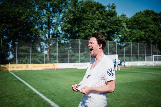 Niedersachsen-Pokal: TuS Bersenbrück vs. Lüneburger SK, 23.05.2026 Tomek Pauer (Lüneburger SK Hansa, 28) JUBEL beim Lüneburger SK, Gewinner des Niedersachsen-Pokals: TuS Bersenbrück vs. Lüneburger SK am 23.05.2026 im August-Wenzel-Stadion, Barsinghausen Copyright: xBEAUTIFULxSPORTS Tonhäuserx