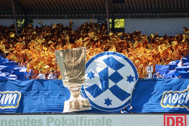 23.05.26 wfv-Pokal Finale 2026 Stuttgarter Kickers - SG Sonnenhof Großaspach Deutschland, Stuttgart, 23.05.2026, Fussball, Saison 2025 2026, Finaltag der Amateure, DB Regio-wfv-Pokal Finale 2026, Stuttgarter Kickers - SG Sonnenhof Großaspach: Stuttgarter Kickers Fans.