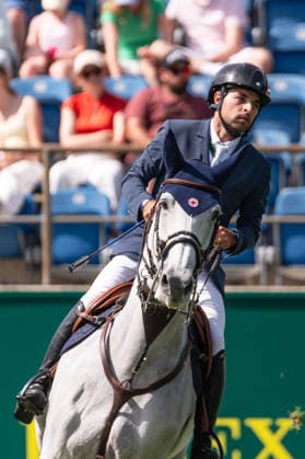 169 Daniel Bluman on Corbie V.V. (ISR) during the TSCHIO 2026 (CHIO 2026) - 2nd Qualifier Rolex Grand Prix - CSI5* - Jumping competition with jump-off at the Allianz Park in Aachen, Germany  Copyright: xMartinxPitschx xSPPx Sportspressphoto_152445