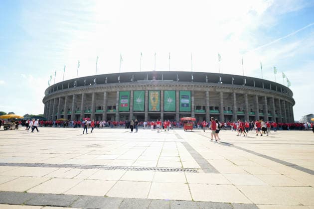 Fußball, DFB Pokal Finale, 20260523, FC Bayern München - VfB Stuttgart. Im Bild Aussenansicht. Berlin Olympiastadion Brandenburg Deutschland Copyright: Passion2Press MarkusxFischerx