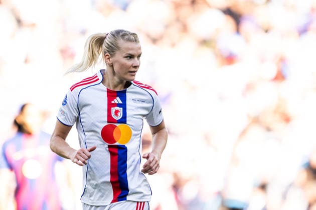 260523 Ada Hegerberg of Lyon during the UEFA Women s Champions League final football match between Barcelona and Lyon on May 23, 2026 in Oslo. Photo: Vegard Grott BILDBYRAN kod VG VG0925 bbeng football fotball fotboll soccer champions league finale final final 2026 mesterligaen dam fcb barcelona lyon ol lyonnes Copyright: VEGARDxGRoTT BB260523VG011