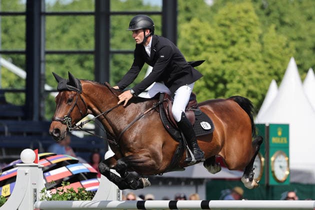Richard Vogel (GER) mit Pferd Phenyo van het Keysersbos, 2. Qualifikation Rolex Grand Prix CSI5* - Springprüfung mit Stechen, Weltfest des Pferdesports, CSI5*, World Equestrian Festival, TSCHIO Aachen 2026, TSCHIO statt CHIO 2026, Aachener Soers, 22. bis 24. Mai 2026, Reitsport, 23.05.2026, Aachen Aachener Soers Deutschland