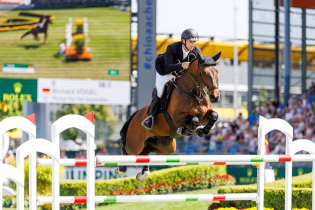AACHEN - TSCHIO 2026, AACHEN - TSCHIO 2026 VOGEL Richard (GER), Phenyo van het Keysersbos CSI5* - Jumping competition with jump-off 2nd Qualifier Rolex Grand Prix Aachen, Reitstadion Soers 23. May 2026 -