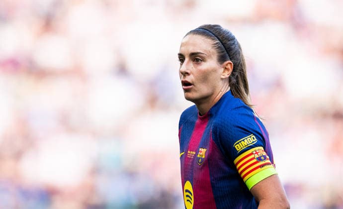 260523 Alexia Putellas of Barcelona during the UEFA Women s Champions League final football match between Barcelona and Lyon on May 23, 2026 in Oslo. Photo: Vegard Grott BILDBYRAN kod VG VG0925 bbeng football fotball fotboll soccer champions league finale final final 2026 mesterligaen dam fcb barcelona lyon ol lyonnes Copyright: VEGARDxGRoTT BB260523VG037