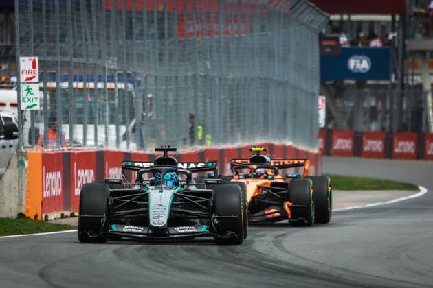 F1 - CANADIAN GRAND PRIX 2026 63 RUSSELL George (gbr), Mercedes AMG F1 Team W17, action during the Formula 1 Grand Prix du Canada 2026, 5th round of the 2026 Formula One World Championship, WM, Weltmeisterschaft from May 22 to 24, 2026 on the Circuit Gilles Villeneuve, in MontrÃ al, Canada - MontrÃ alCanada  Copyright: xDPPIx