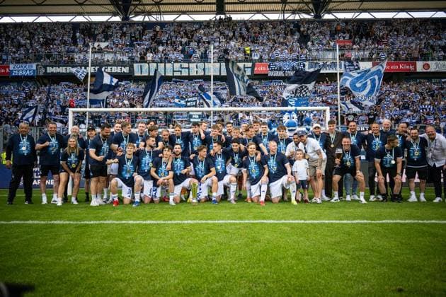 Niederrheinpokalfinale MSV Duisburg - SC St.Tönis ** NUR FÜR REDAKTIONELLE ZWECKE ** EDITORIAL USE ONLY **<p>Fußball Niederrheinpokalfinale MSV Duisburg - SC St.Tönis am 23.05.26 in der Schauinsland-Reisen Arena in Duisburg Niederrheinpokalsieger MSV Duisburg Duisburg Copyright: JakobxKlos