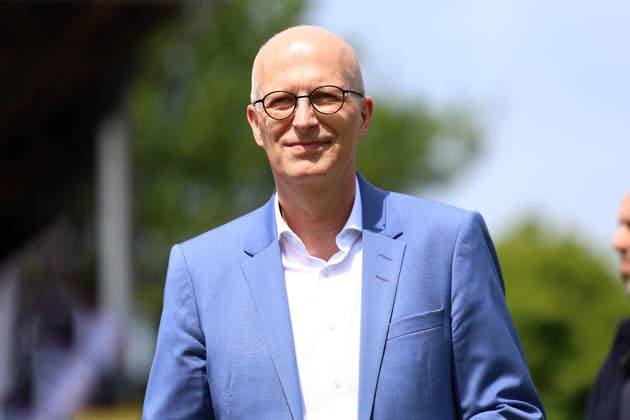 Peter Tschentscher (Erster Bürgermeister, Hamburg) Fußball I Herren I Lotto Pokal I Saison 2025-2026 I Finale I SC Vorwärts Wacker04 Billstedt - HEBC I 23.05.2026 I Stadion Hoheluft
