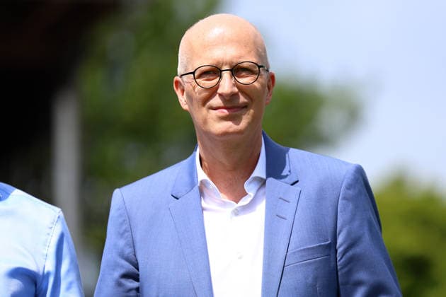 Peter Tschentscher (Erster Bürgermeister, Hamburg) Fußball I Herren I Lotto Pokal I Saison 2025-2026 I Finale I SC Vorwärts Wacker04 Billstedt - HEBC I 23.05.2026 I Stadion Hoheluft